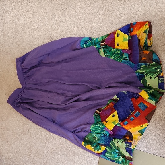 Vintage Reversible silk pants, jacket, top and skirt - Picture 9 of 12